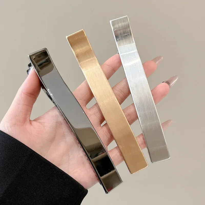 Barrettes à cheveux en métal coréen pour filles et femmes, lot de 3 9