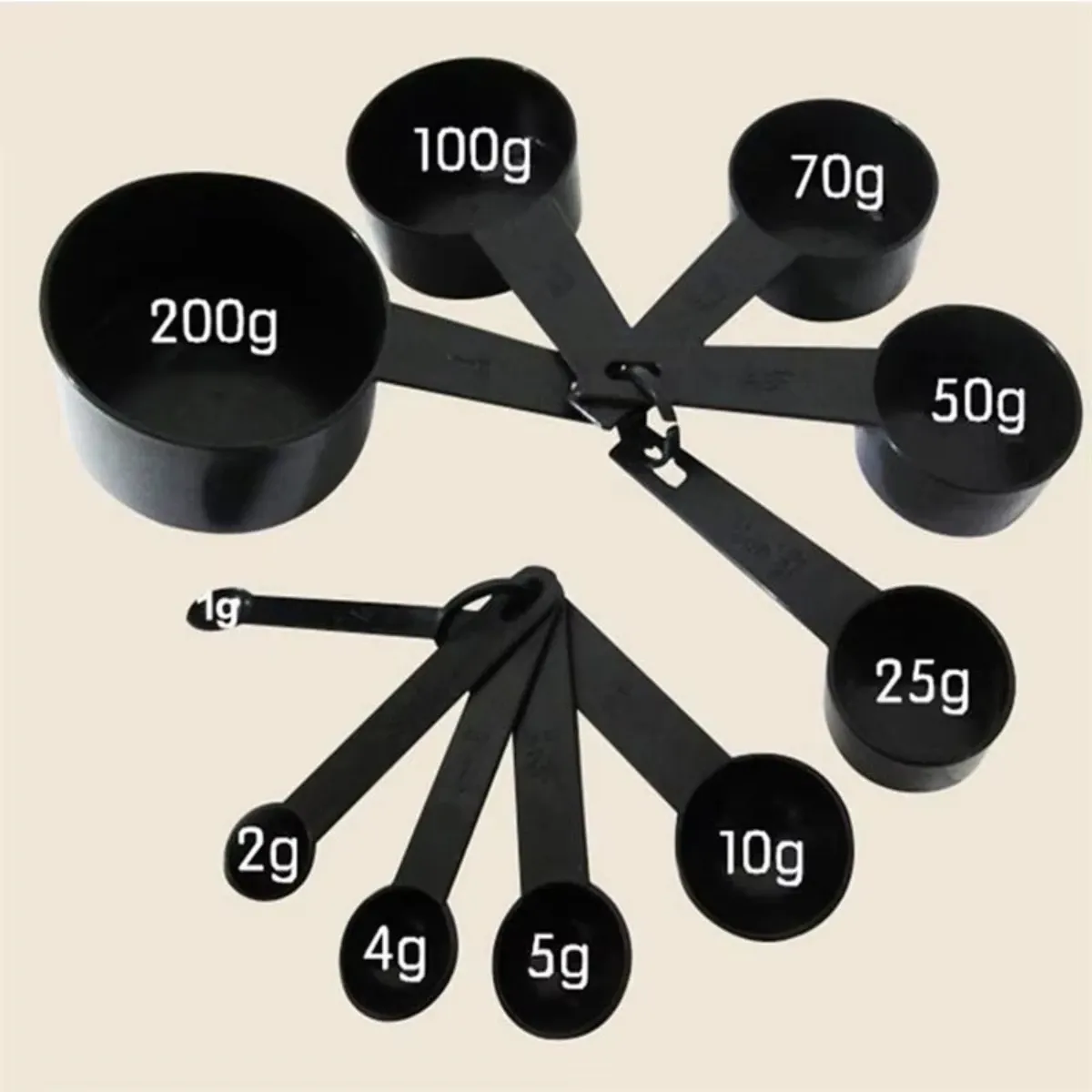 Ensemble de cuillères et tasses à mesurer pour la cuisine et la pâtisserie, 5 ou 10 pièces 1
