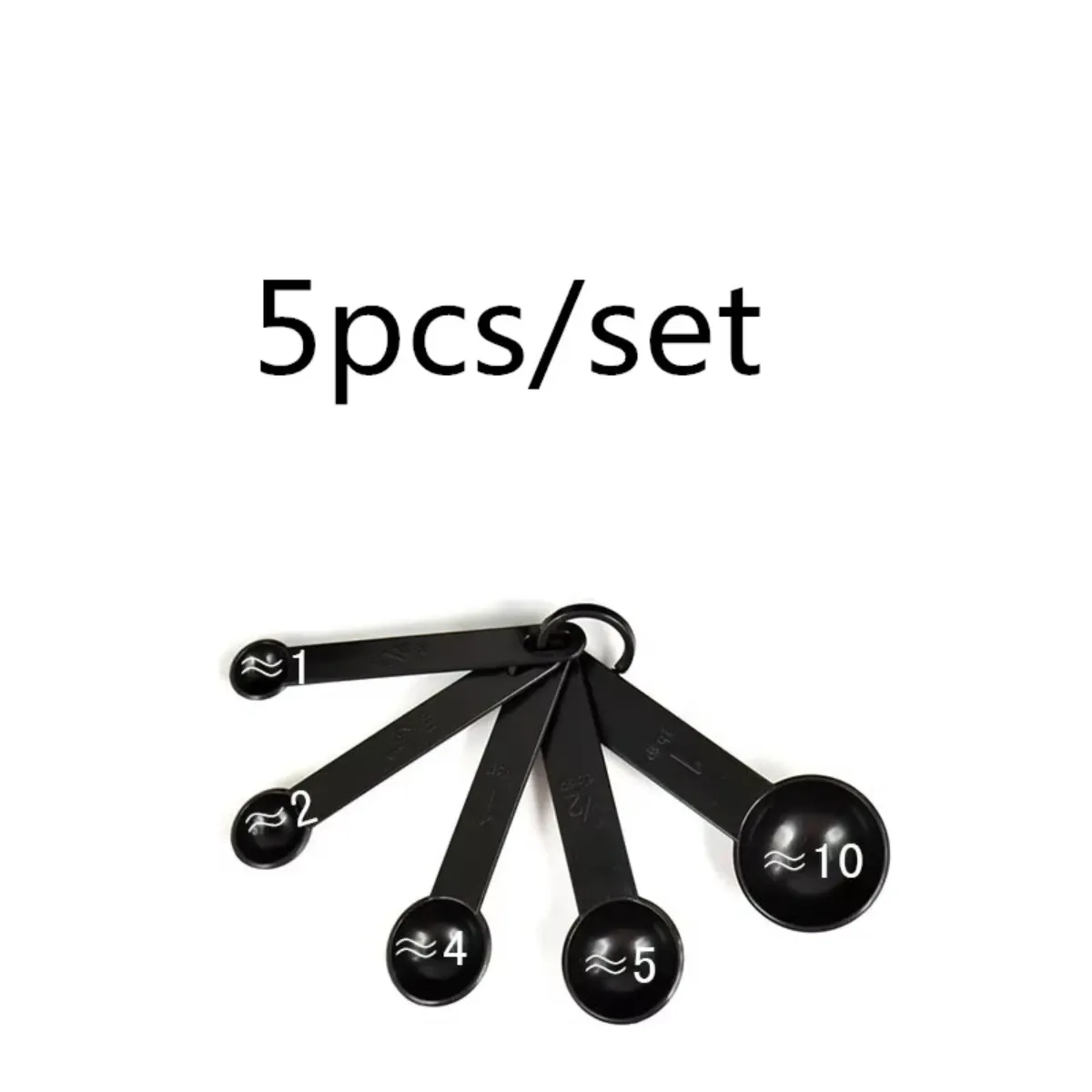 Ensemble de cuillères et tasses à mesurer pour la cuisine et la pâtisserie, 5 ou 10 pièces 9