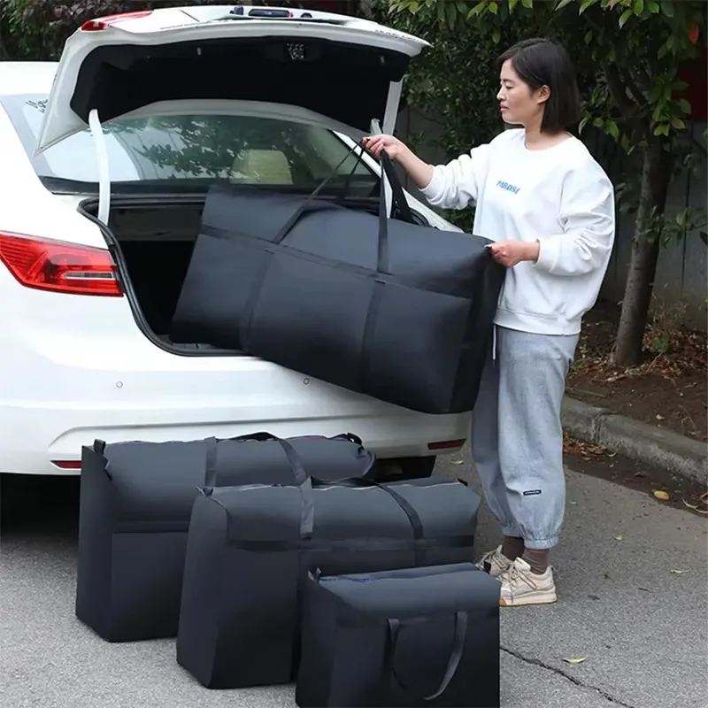 Grand sac de voyage étanche extra-large avec compartiment à linge et rangement pour couette 2