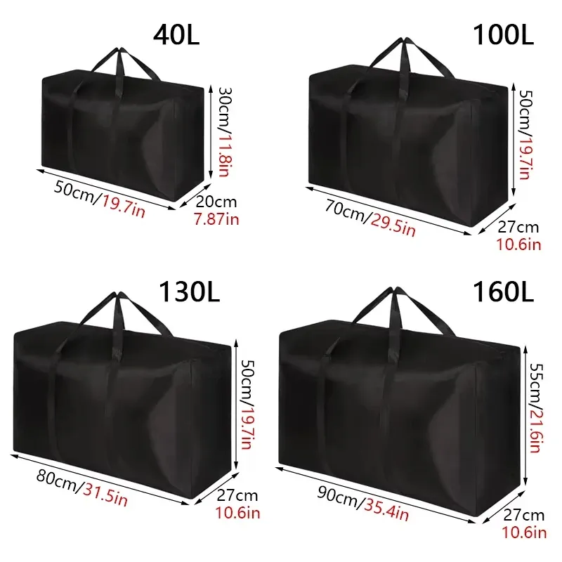 Grand sac de voyage étanche extra-large avec compartiment à linge et rangement pour couette 3