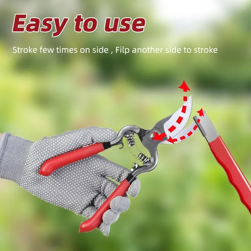 Affûteur de poche pour outils de jardin