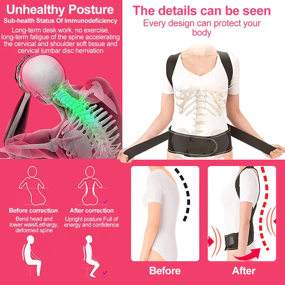 Détail de la ceinture correctrice réglable