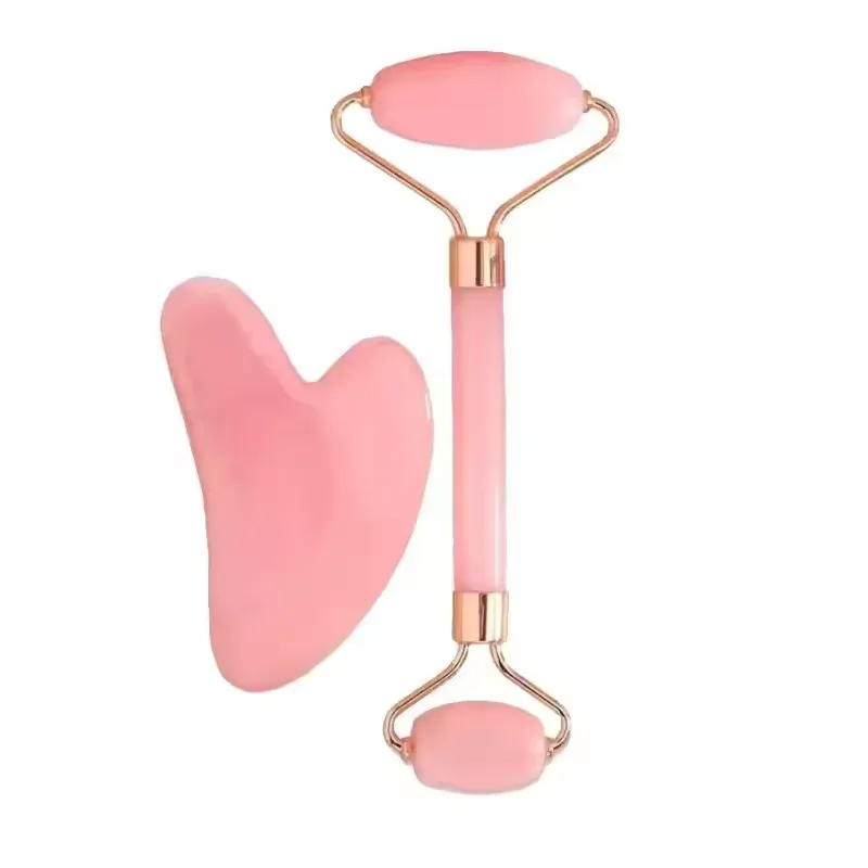 Ensemble de rouleaux faciaux en glace (1, 2 ou 3 pièces) avec moule Gua Sha, outil de massage du visage 12