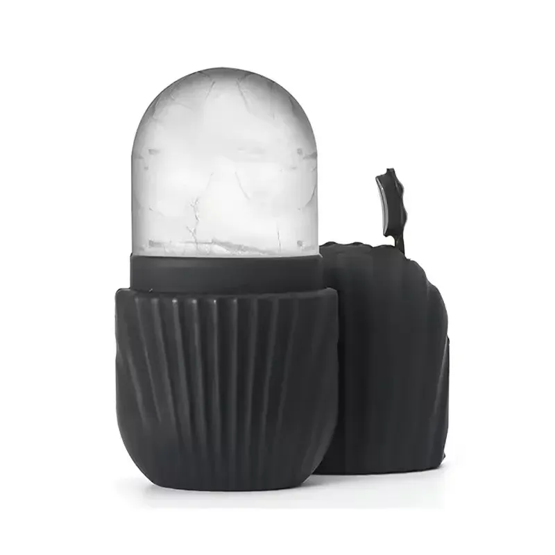Ensemble de rouleaux faciaux en glace (1, 2 ou 3 pièces) avec moule Gua Sha, outil de massage du visage 8