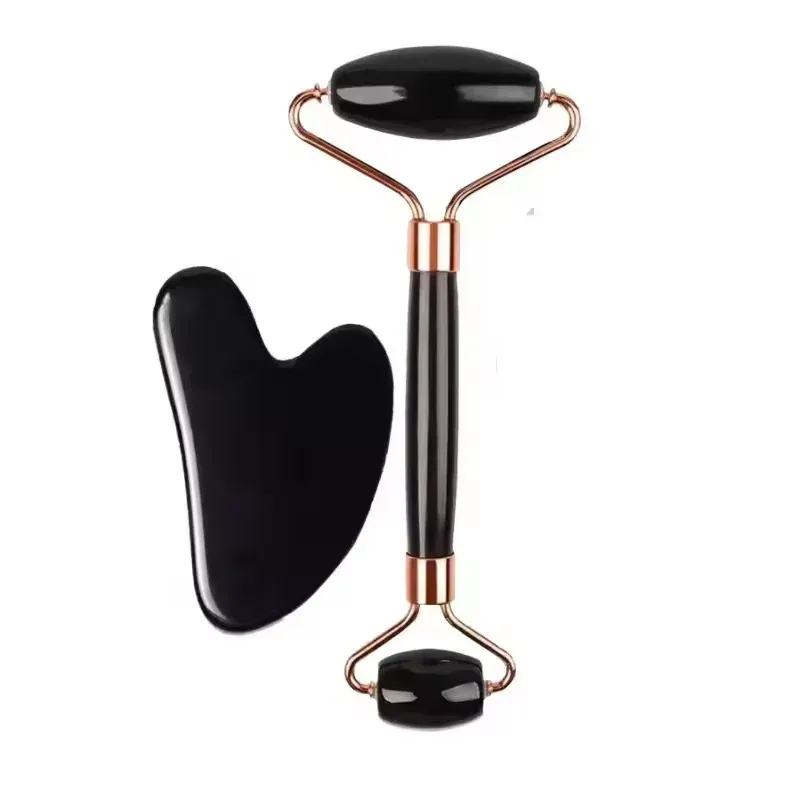 Ensemble de rouleaux faciaux en glace (1, 2 ou 3 pièces) avec moule Gua Sha, outil de massage du visage 10
