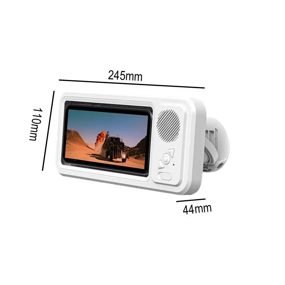 Haut-parleur Bluetooth étanche Z07 avec support mural pour téléphone, idéal pour la douche et la salle de bain 6