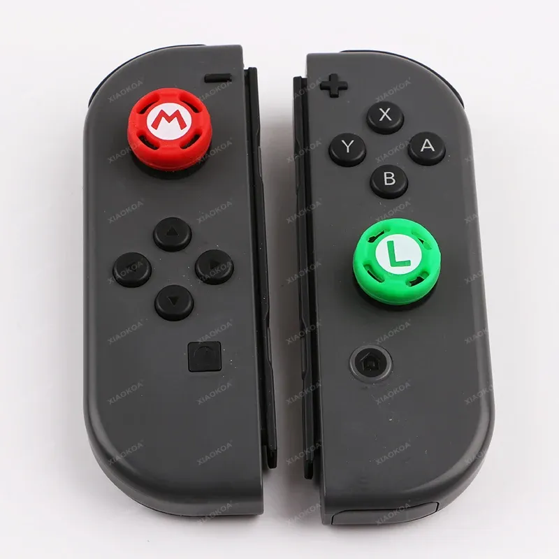 Lot de 4 capuchons de joystick analogique en silicone pour manettes Nintendo Switch Joy-Con et Switch Lite – Accessoires de protection 5
