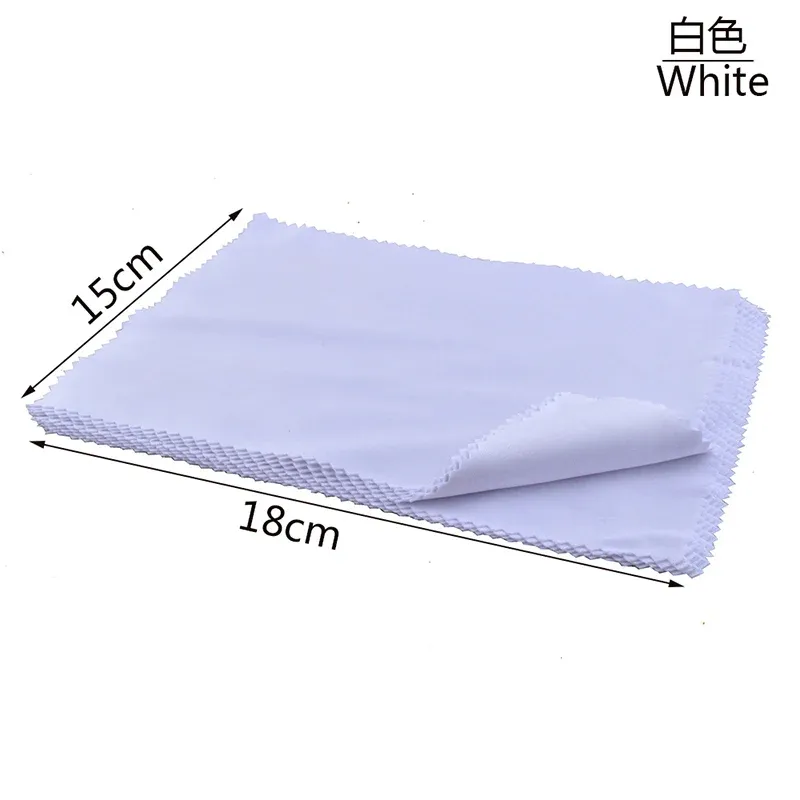 Lingettes en microfibre colorées pour lunettes et écrans, 10 pièces, 15 x 18 cm, 200 g/m² 2