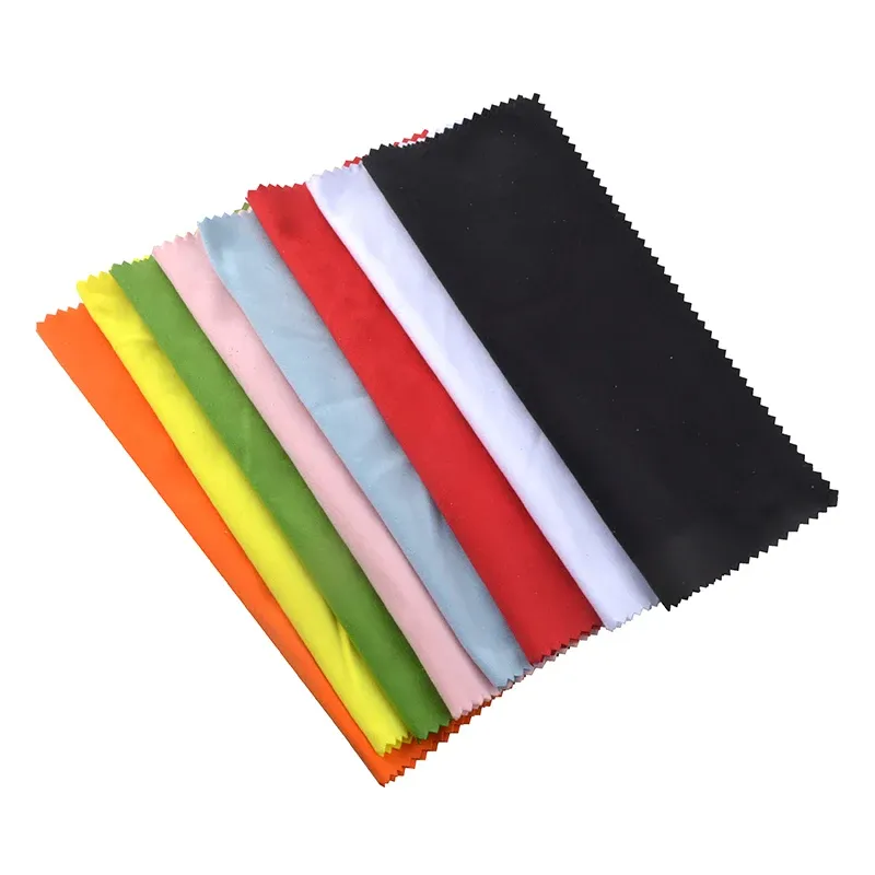 Lingettes en microfibre colorées pour lunettes et écrans, 10 pièces, 15 x 18 cm, 200 g/m² - Image 1
