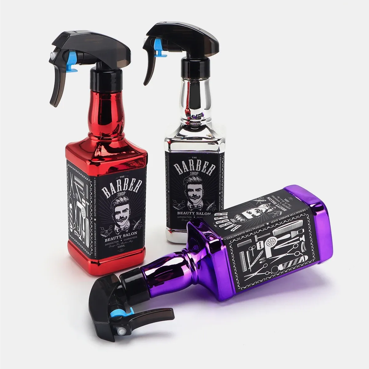 Bouteille vaporisateur professionnelle pour salon, rechargeable, à brume fine, flacon vide, pulvérisateur d'eau, accessoires de coiffure 6