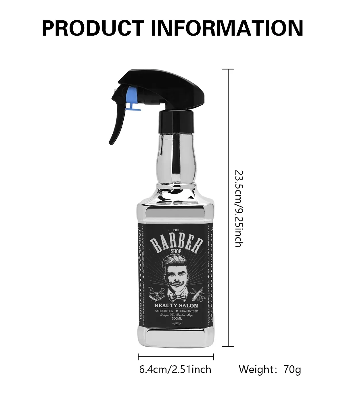 Flacon pulvérisateur, détail de la brume
