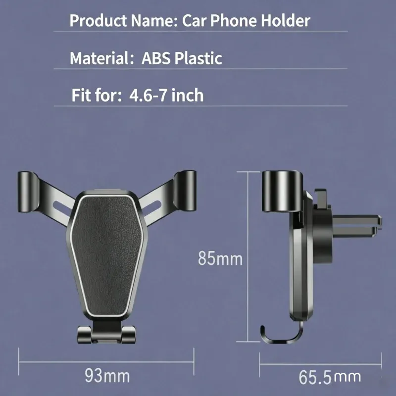 Illustration des points forts du support de téléphone pour voiture