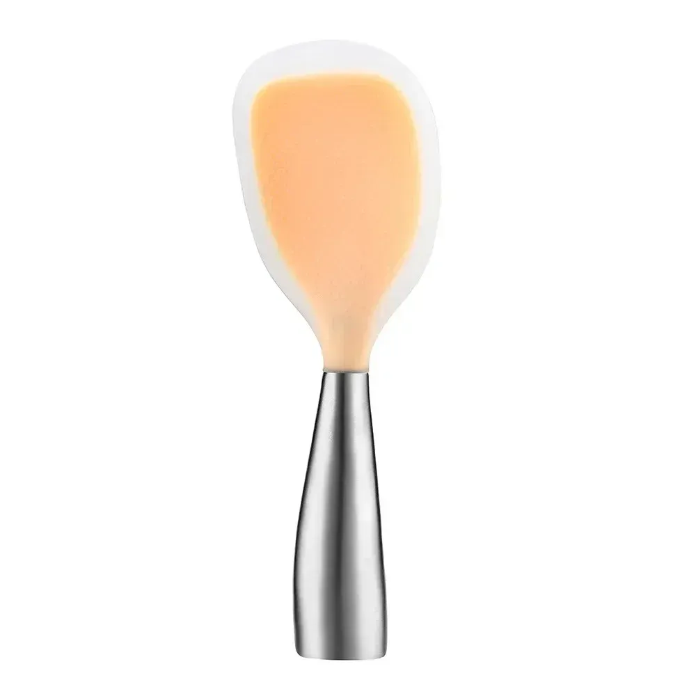 Cuillère en silicone à manche inox, qualité alimentaire, antiadhésive et résistante à la chaleur 8