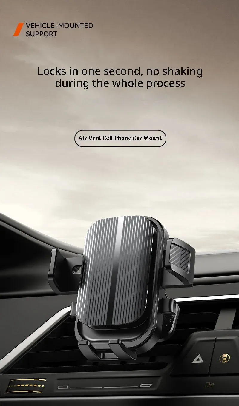 Support de téléphone pour voiture à verrouillage automatique