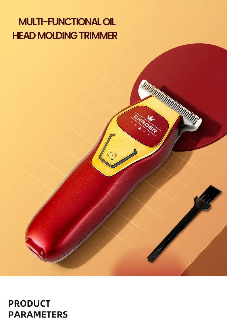 Tondeuse professionnelle pour homme, vue de face
