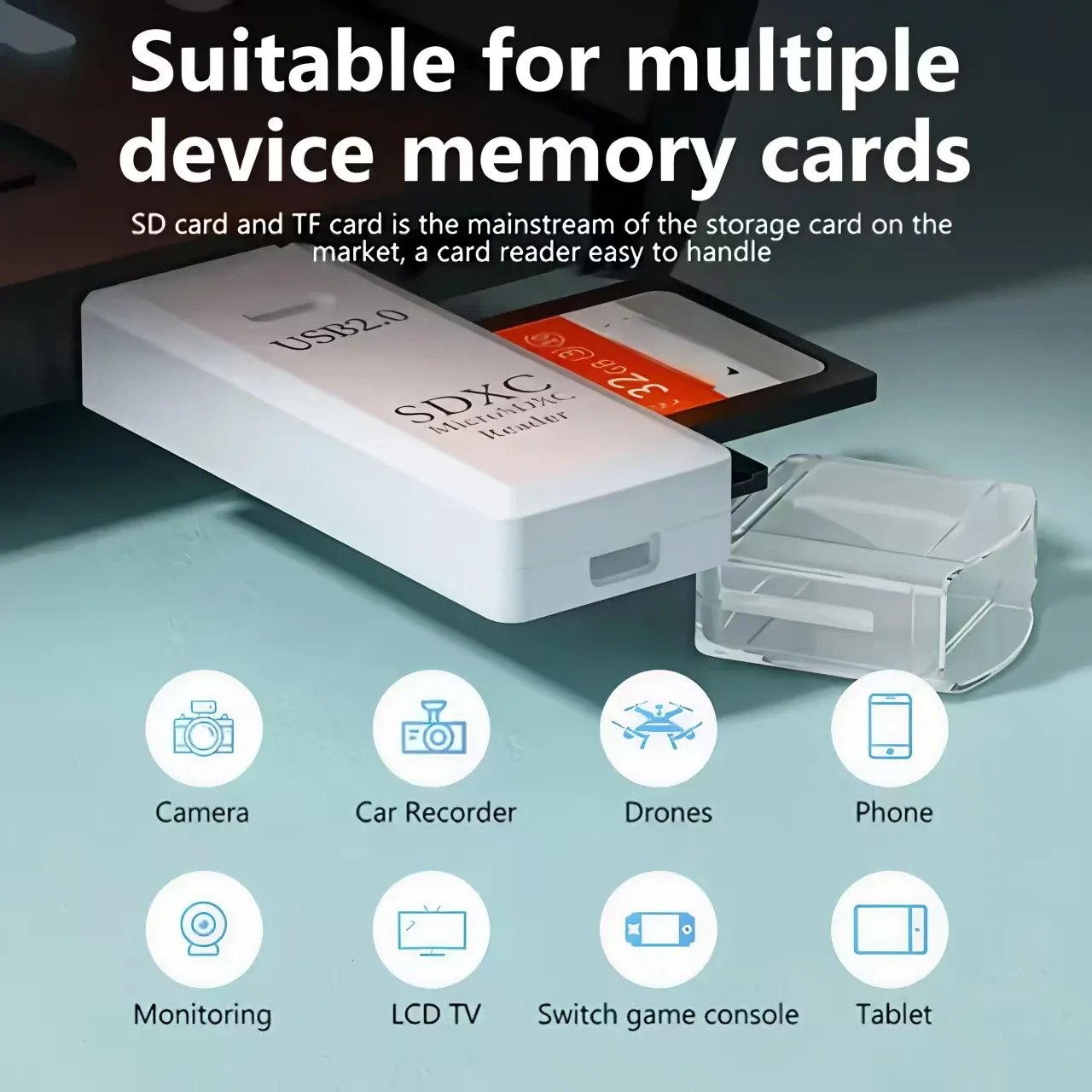 Détails du lecteur de carte USB