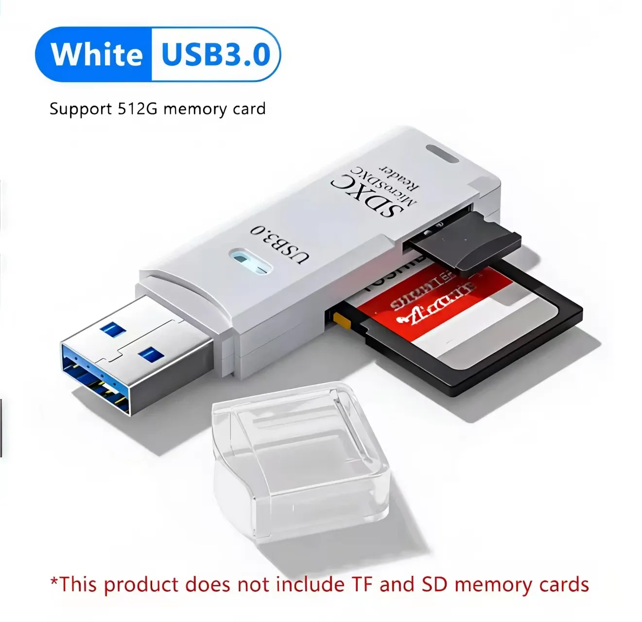 Lecteur de cartes USB 3.0 2 en 1, lecteur de cartes micro TF et SD, adaptateur USB haute vitesse pour PC et ordinateur portable 9