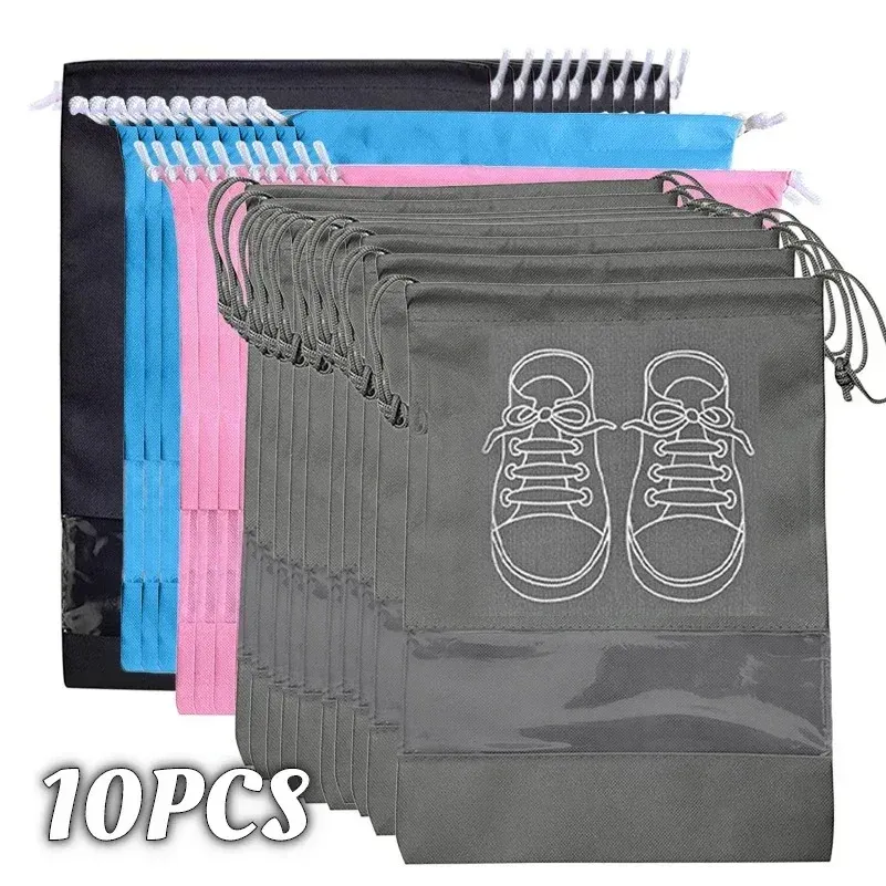Sacs de rangement pour chaussures en tissu non tissé, vue d'ensemble