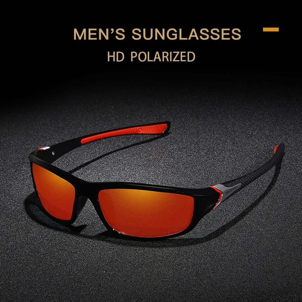 Lunettes de soleil polarisées de sport pour cyclisme, pêche et course à pied, pour hommes et femmes 2
