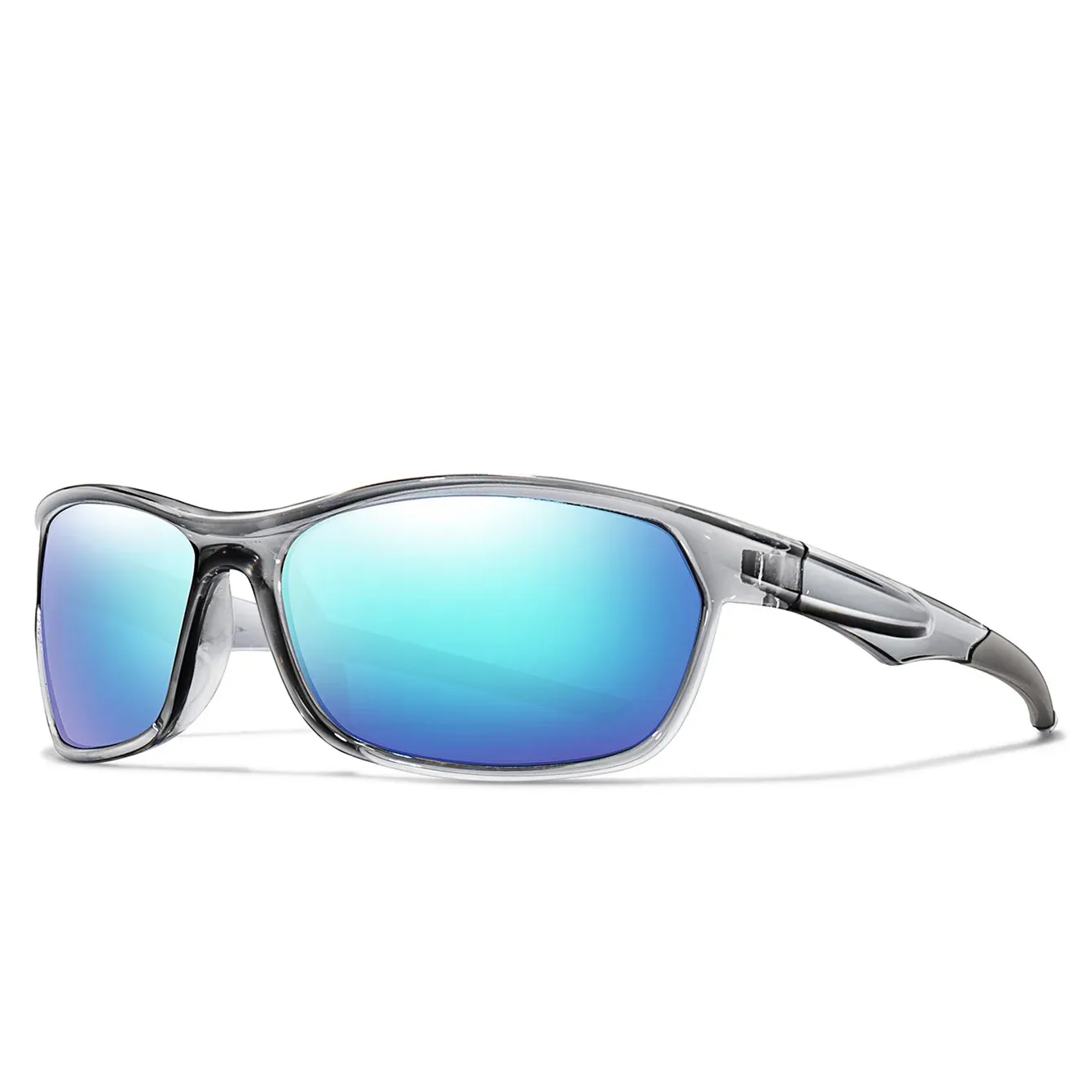 Lunettes de soleil polarisées de sport pour cyclisme, pêche et course à pied, pour hommes et femmes 12