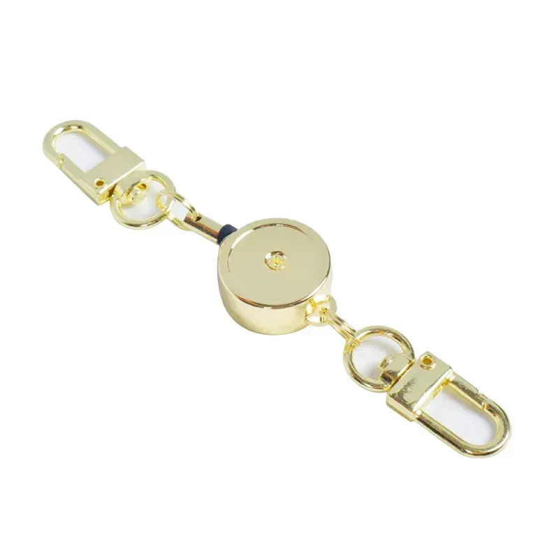 Bobine rétractable à clip pour badge d'identité, avec cordon, porte-clés et pince ceinture 10