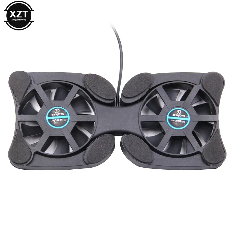 Support de refroidissement portable pour ordinateur portable à ventilateur pliable 3