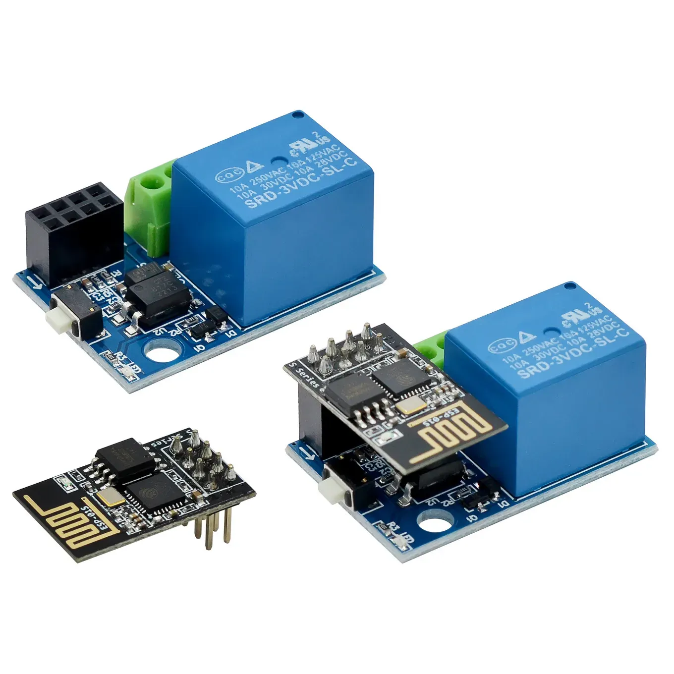 Module relais WiFi ESP-01S, vue d'ensemble