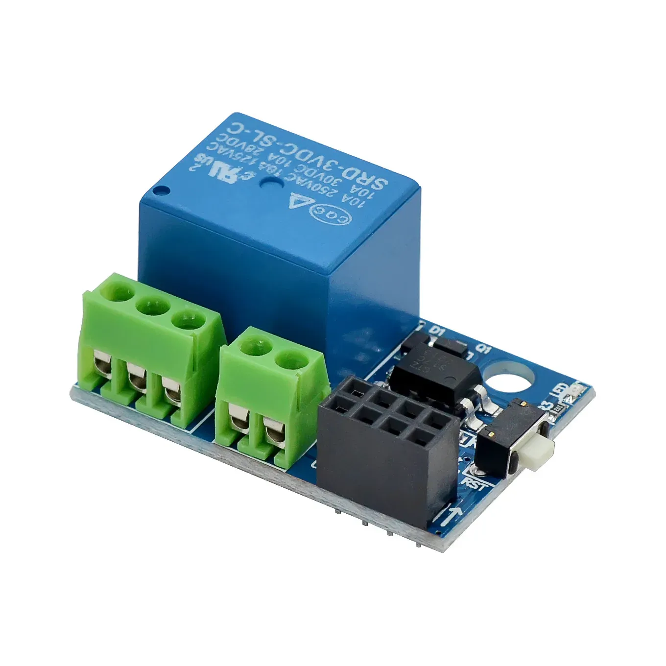 Module relais WiFi ESP8266 ESP-01S 5 V, commutateur à distance pour maison connectée, compatible application smartphone et Arduino 8