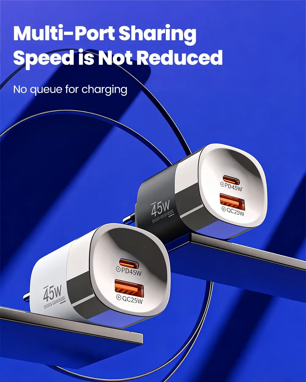Gros plan sur le chargeur Elough