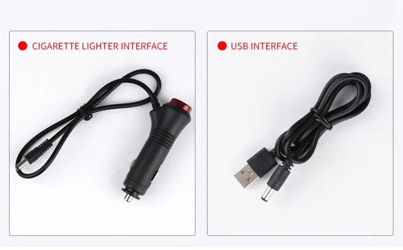 Bandes LED installées dans une voiture