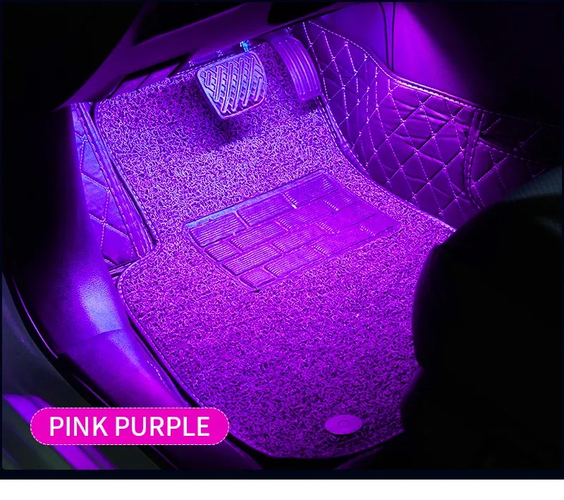 Ambiance lumineuse personnalisable pour voiture