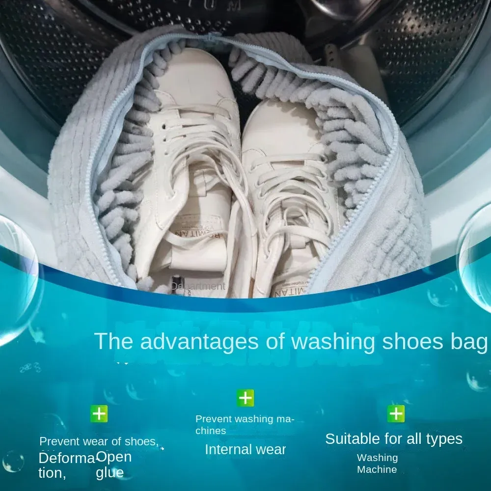 Sac de lavage ouvert présentant l'intérieur du produit