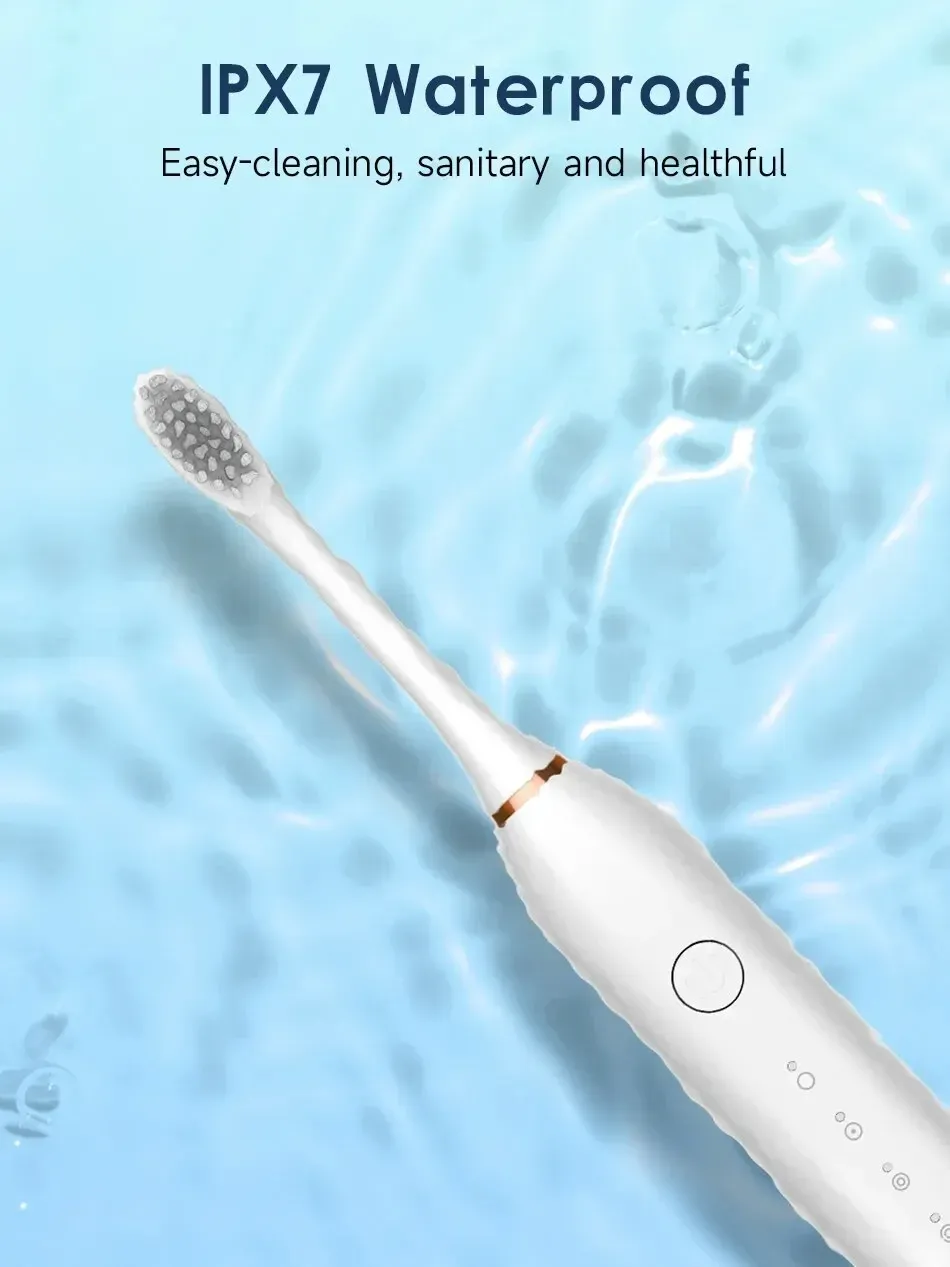 Brosse à dents sonique étanche IPX7