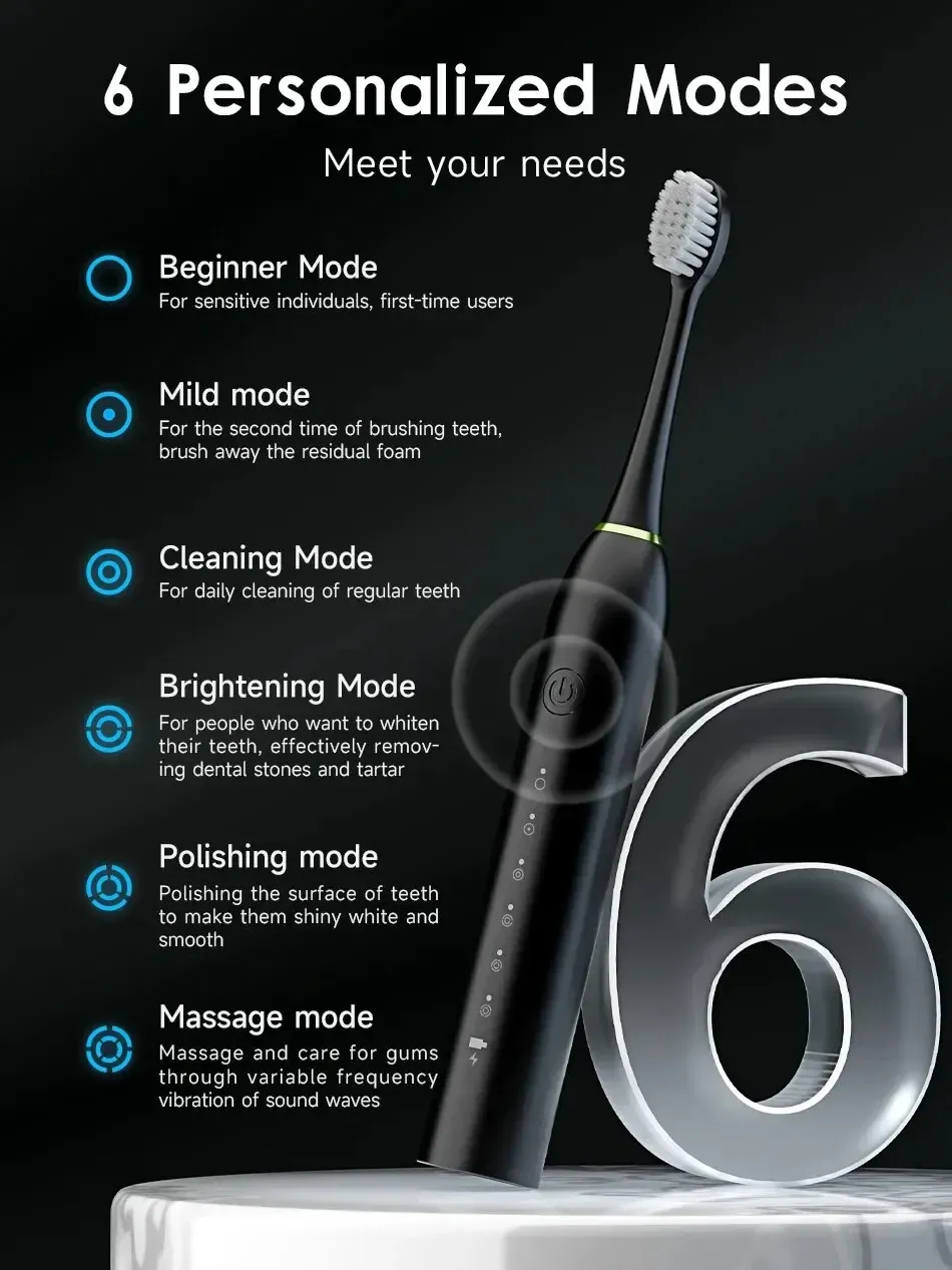 Les six modes de nettoyage de la brosse X-3