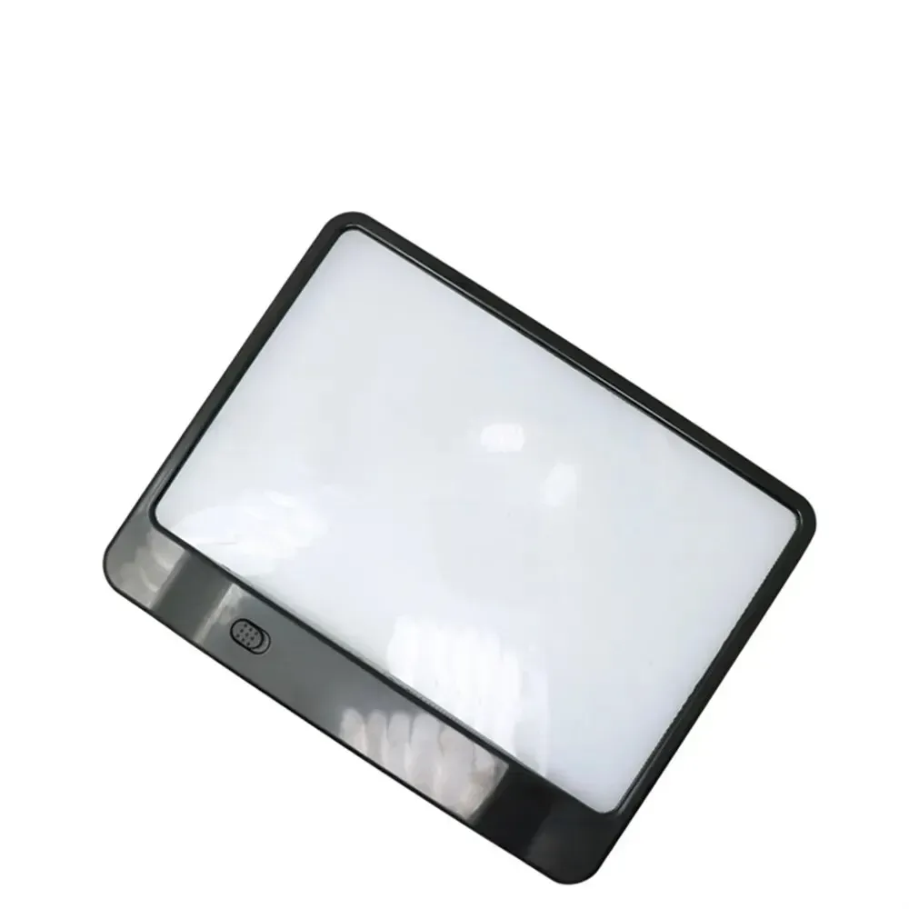 Loupe de lecture grand format à 3 fois de grossissement, à éclairage LED, légère, pour livres, enfants et seniors 8