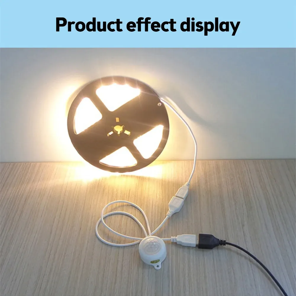 Interrupteur à capteur de mouvement PIR infrarouge USB, détecteur de présence DC 5 V / 12 V / 24 V pour éclairage LED 5