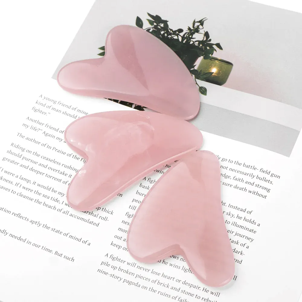 Masseur visage et cou à rouleaux 3D en forme de Y, rotation à 360 degrés, outil de massage minceur corps + gratte-peau Gua Sha, raffermissement de la peau, anti-rides 4