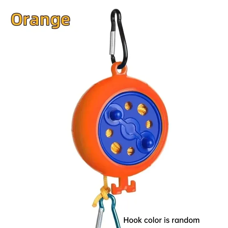 Corde à linge rétractable portable de 8 m pour le camping en plein air 9