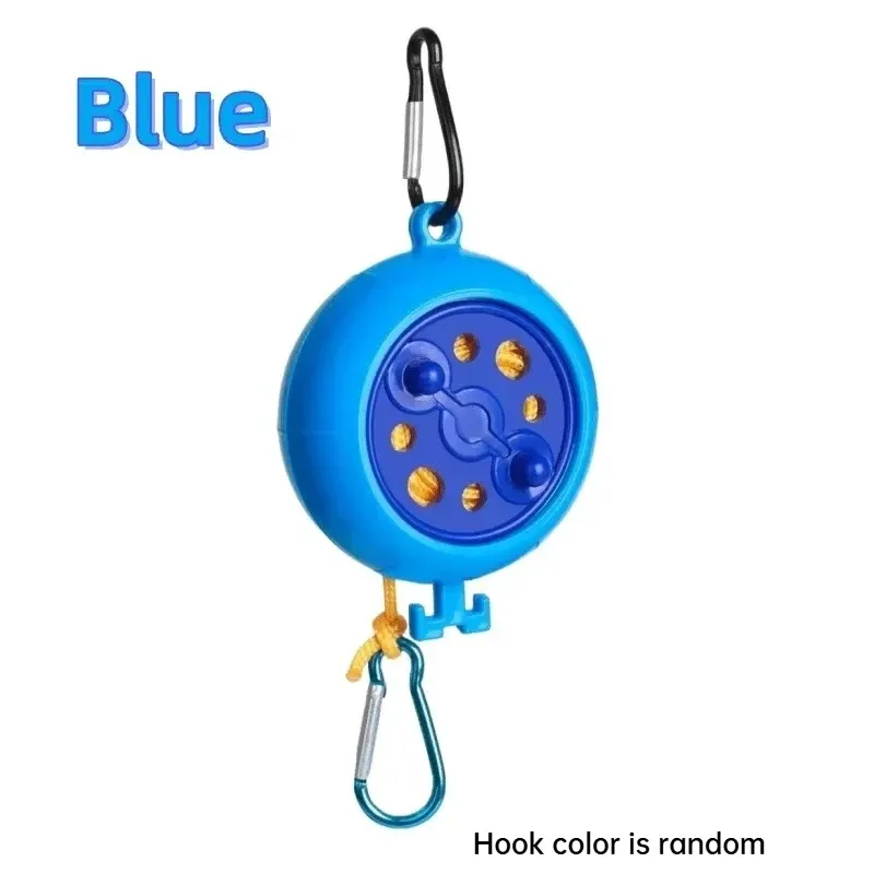 Corde à linge rétractable portable de 8 m pour le camping en plein air 8
