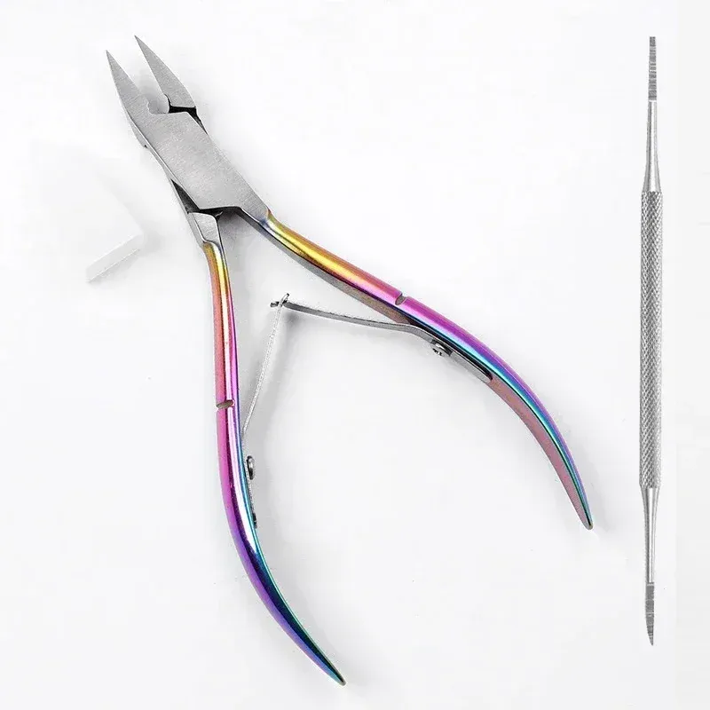 Pince à cuticules et ongles incarnés, coupe-ongles et ciseaux pour manucure et pédicure 16