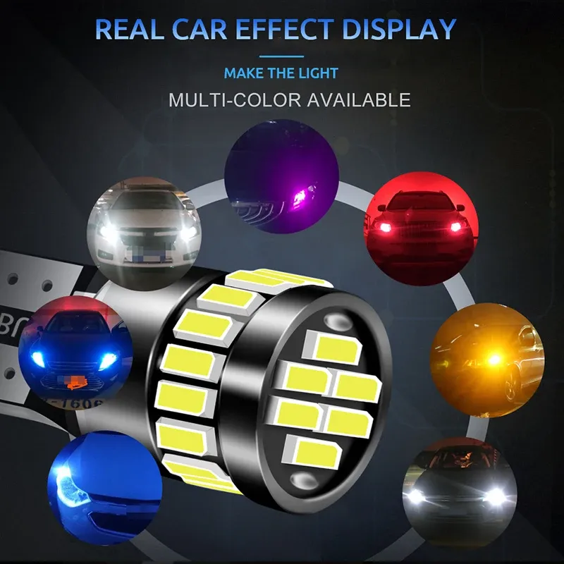 Ampoules LED T10 vue rapprochée