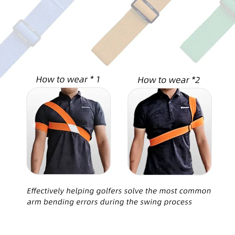 Ceinture d'entraînement au swing de golf, fixation