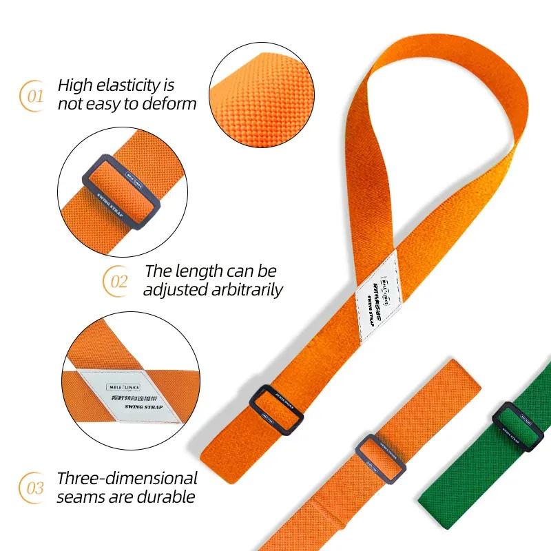 Ceinture d'entraînement au swing de golf, détail de la sangle