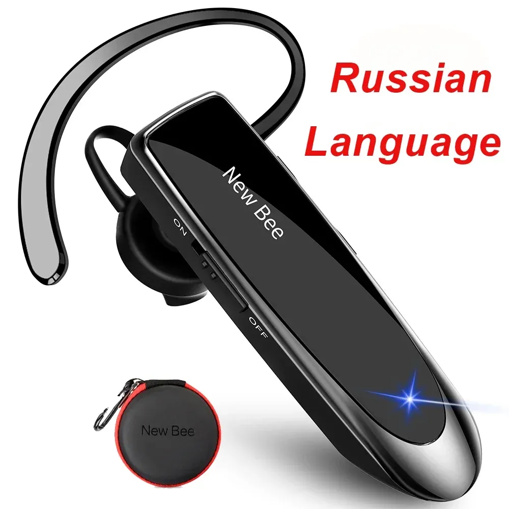 Casque Bluetooth sans fil Nouveau Bee V5.0 avec micro, écouteurs Mini mains libres, autonomie 24 heures, idéal pour la conduite et les déplacements professionnels 7