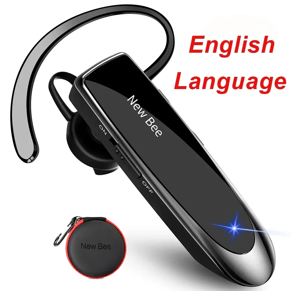 Casque Bluetooth sans fil Nouveau Bee V5.0 avec micro, écouteurs Mini mains libres, autonomie 24 heures, idéal pour la conduite et les déplacements professionnels 9