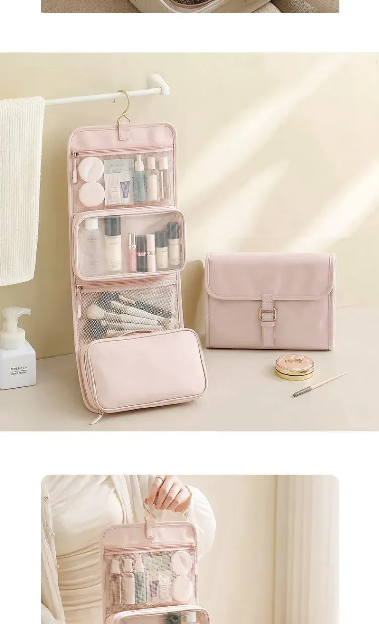 Compartiments de la trousse de toilette