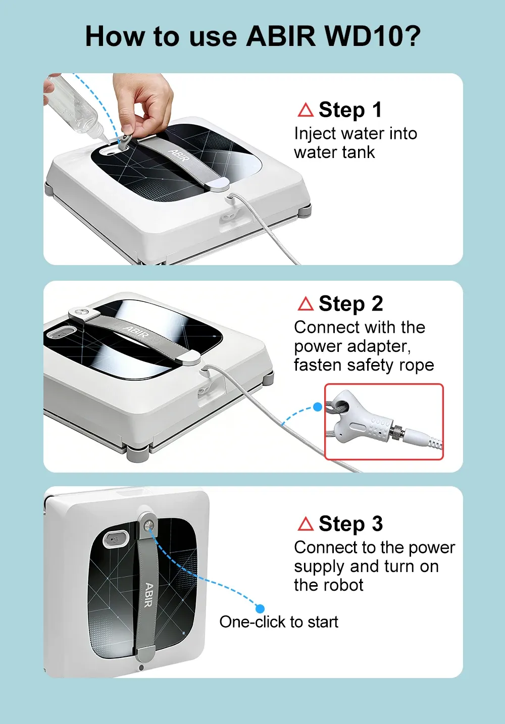 Détails du robot ABIR WD10