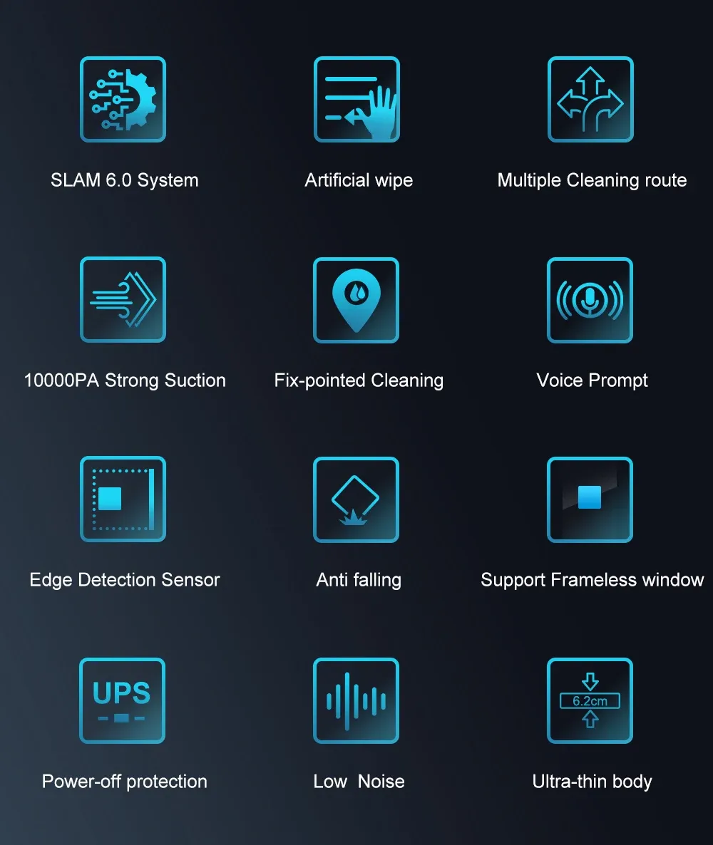 Surfaces compatibles avec le robot ABIR WD10