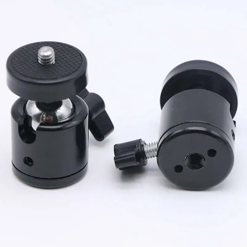 Mini rotule à bille 1/4" universelle pour trépied et caméras 2